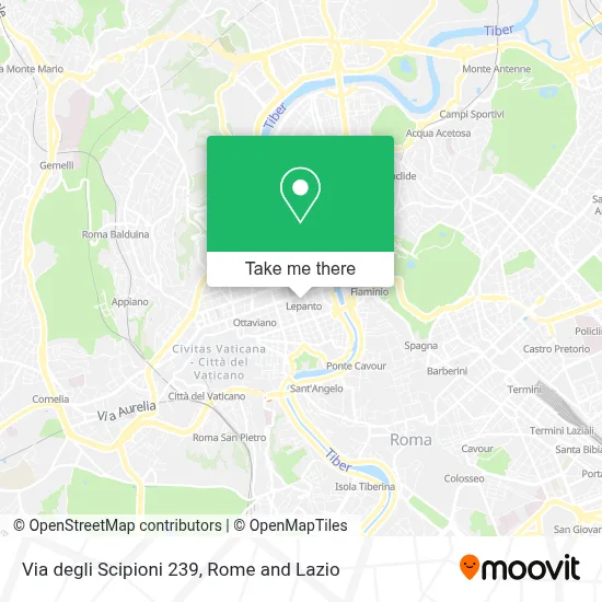 Via degli Scipioni 239 map