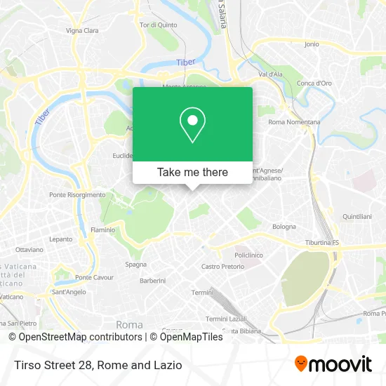 Tirso Street 28 map