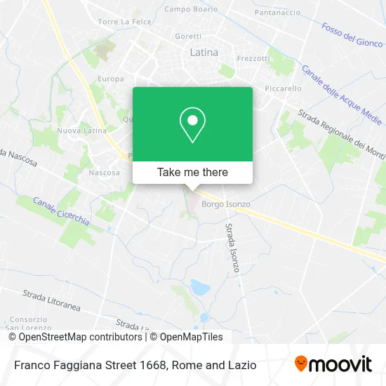 Franco Faggiana Street 1668 map
