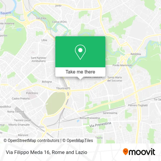 Filippo Meda Street 16 map
