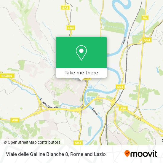 Viale delle Galline Bianche 8 map