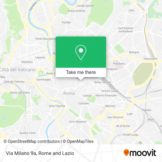 Via Milano 9a map