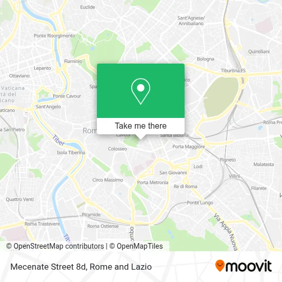 Mecenate Street 8d map
