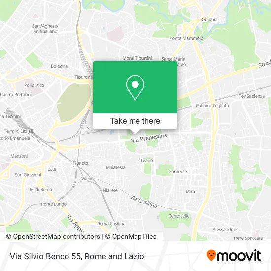 Silvio Benco Street 55 map