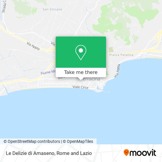 Le Delizie di Amaseno map