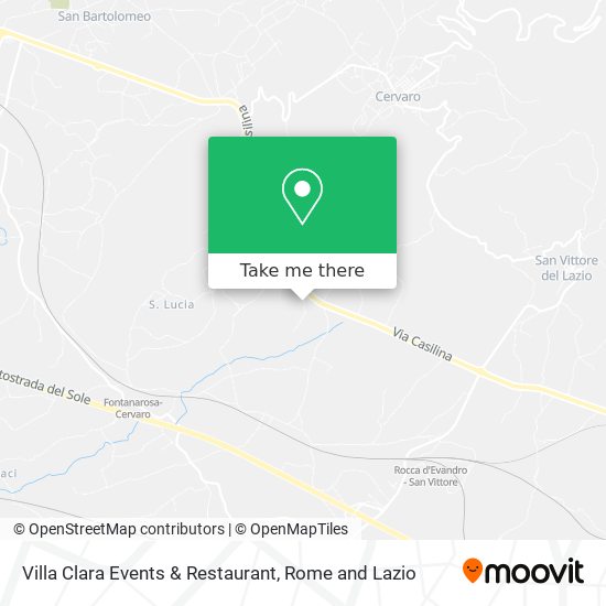 Villa Clara Events & Restaurant map