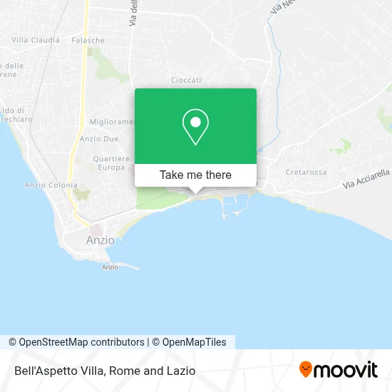 Bell'Aspetto Villa map