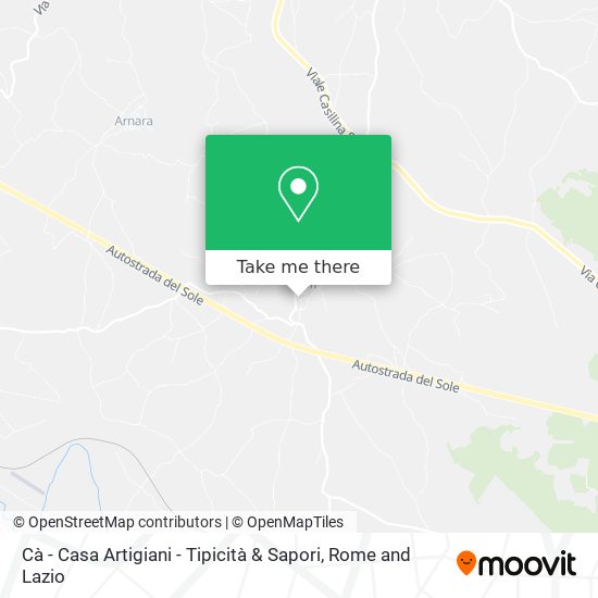 Cà - Casa Artigiani - Tipicità & Sapori map