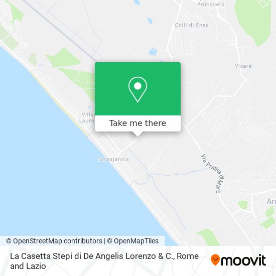 La Casetta Stepi di De Angelis Lorenzo & C. map