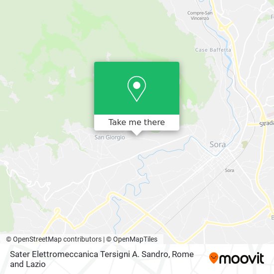 Sater Elettromeccanica Tersigni A. Sandro map