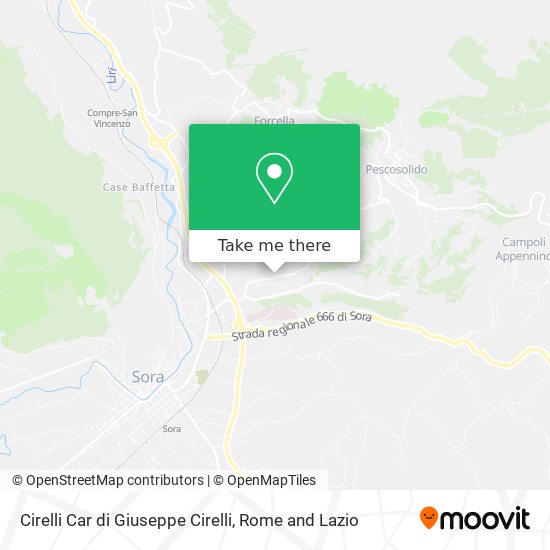 Cirelli Car di Giuseppe Cirelli map