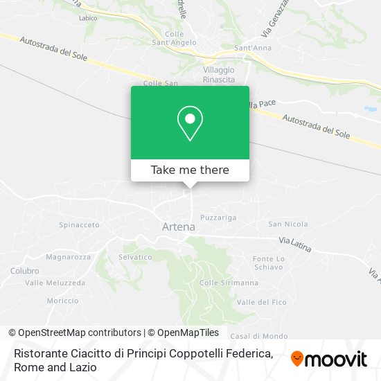 Ristorante Ciacitto di Principi Coppotelli Federica map