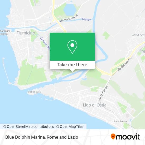 Blue Dolphin Marina map