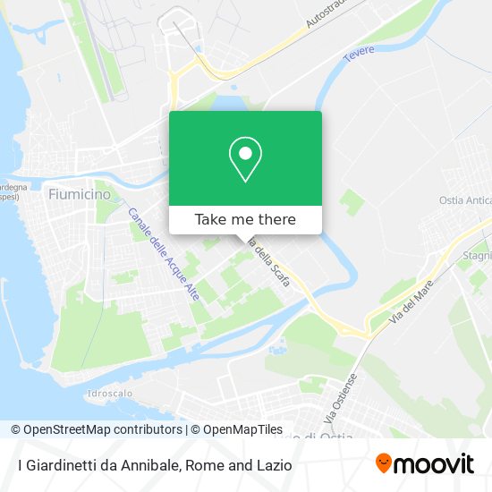 I Giardinetti da Annibale map