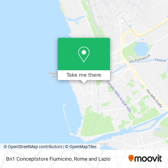 Bn1 Conceptstore Fiumicino map