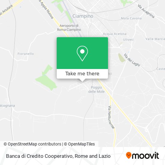 Banca di Credito Cooperativo map