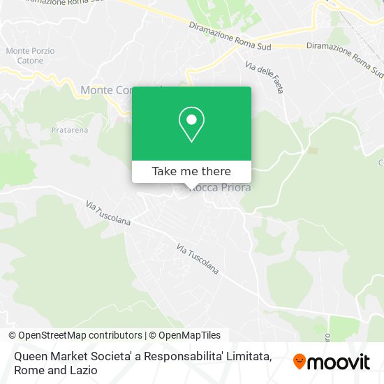 Queen Market Societa' a Responsabilita' Limitata map