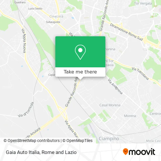 Gaia Auto Italia map