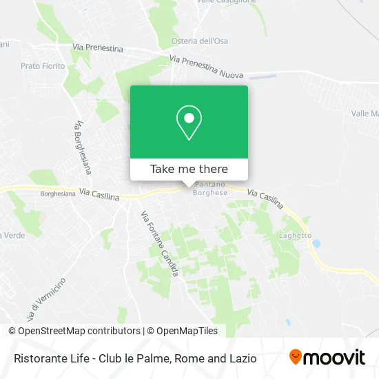 Ristorante Life - Club le Palme map