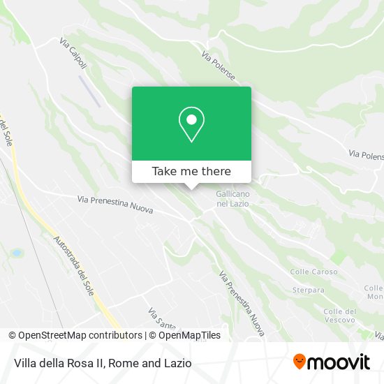 Villa della Rosa II map