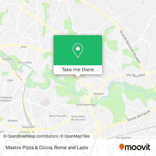 Mastro Pizza & Ciccia map