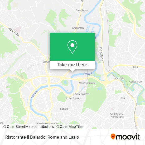 Ristorante il Baiardo map
