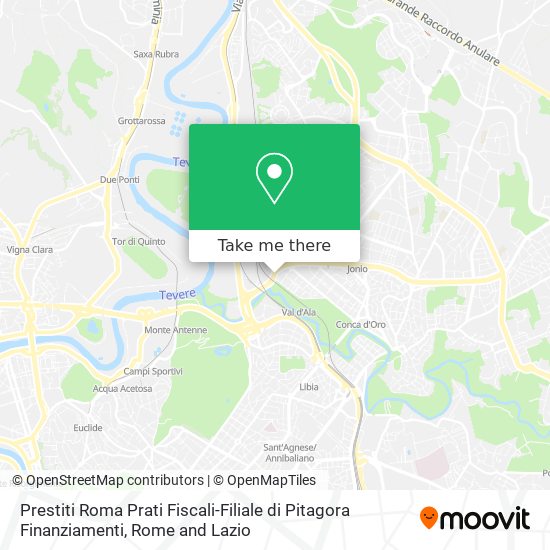 Prestiti Roma Prati Fiscali-Filiale di Pitagora Finanziamenti map