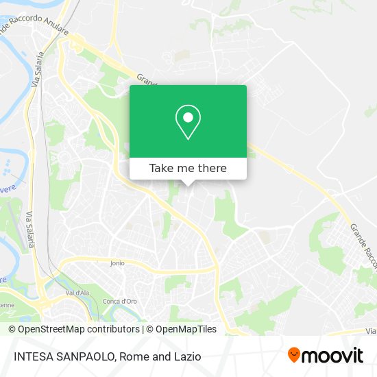 INTESA SANPAOLO map