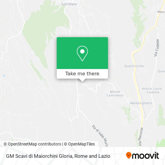 GM Scavi di Maiorchini Gloria map