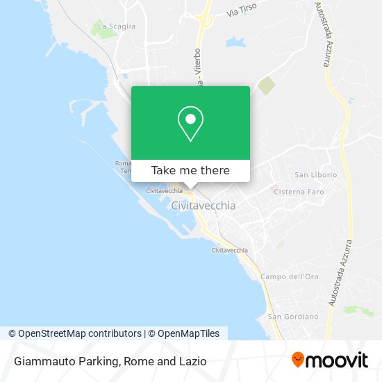 Giammauto Parking map