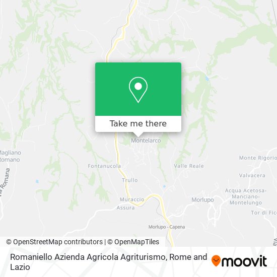 Romaniello Azienda Agricola Agriturismo map
