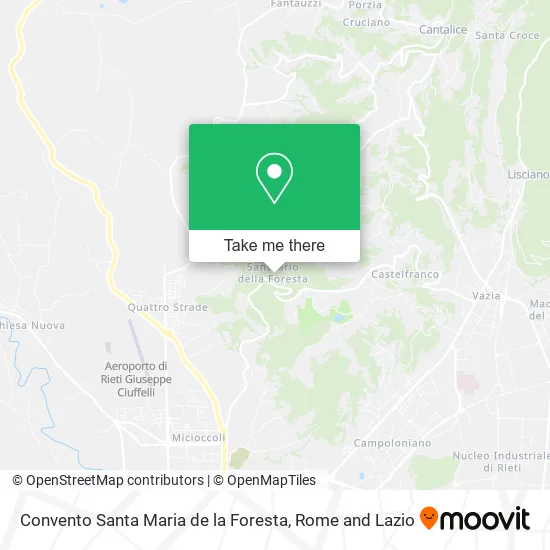 Convent of Santa Maria de la Foresta map