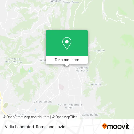 Vidia Laboratories map