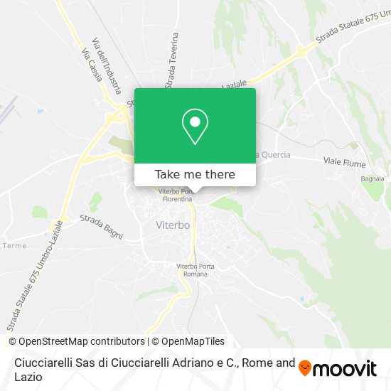 Ciucciarelli Sas di Ciucciarelli Adriano e C. map