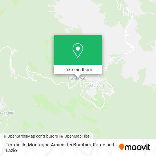 Terminillo Montagna Amica dei Bambini map