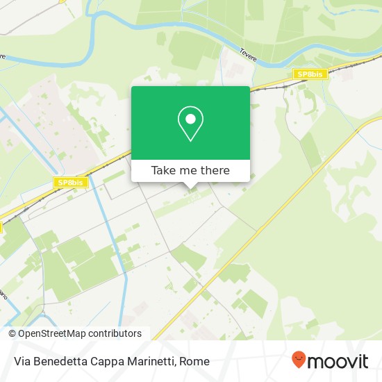Via Benedetta Cappa Marinetti map