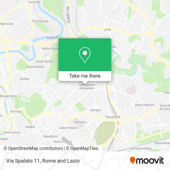 Spalato Street 11 map