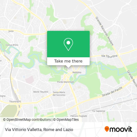 Via Vittorio Valletta map