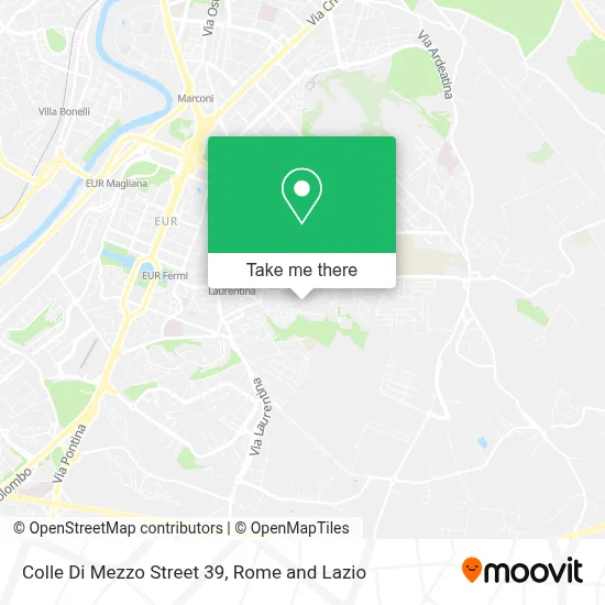 Colle Di Mezzo Street 39 map