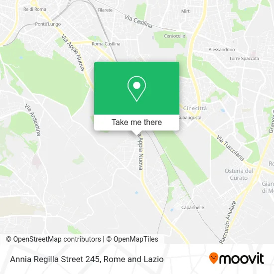 Annia Regilla Street 245 map