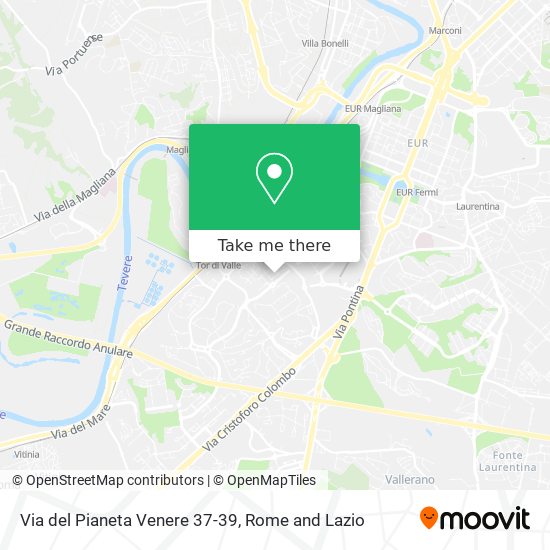 Via del Pianeta Venere 37-39 map