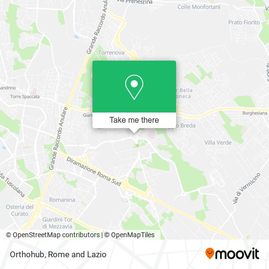 Orthohub map