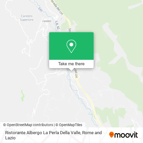 Restaurant Hotel La Perla Della Valle map