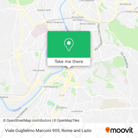 Viale Guglielmo Marconi 905 map