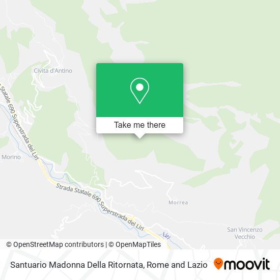 Santuario Madonna Della Ritornata map