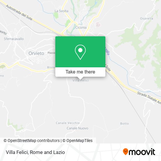 Villa Felici map