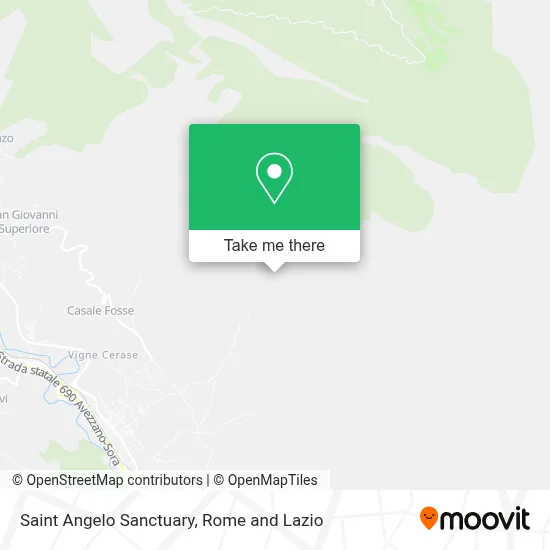 Saint Angelo Sanctuary map