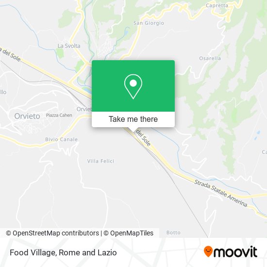 Food Village map