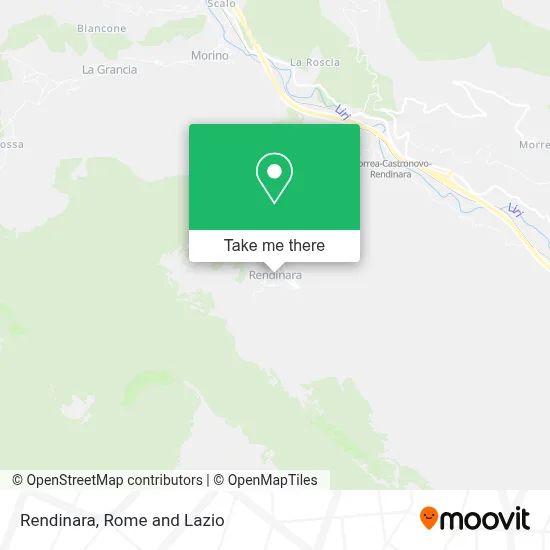 Rendinara map