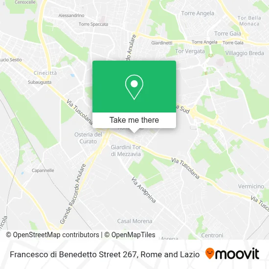 Francesco di Benedetto Street 267 map